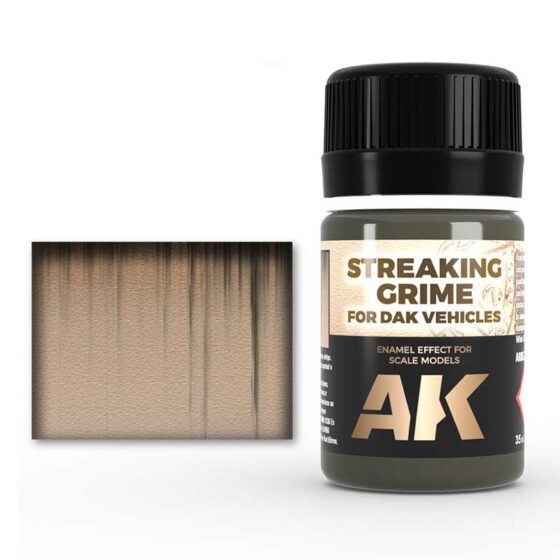 AK Interactive Streaking Grime - Desert Africa Korps DAK (35ml) AK-067 AK Interactive Streaking Grime - Desert Africa Korps DAK (35ml) AK-067