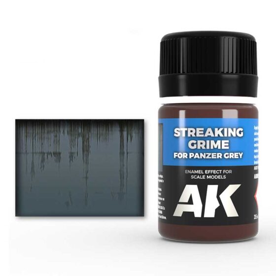 AK Interactive Streaking Grime For Panzer Grey (35ml) AK-069 AK Interactive Streaking Grime For Panzer Grey (35ml) AK-069