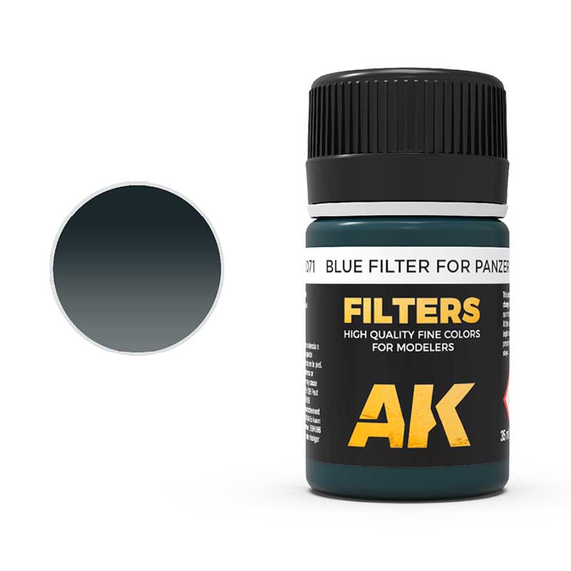 AK Interactive Blue For Panzer Grey Filter (35ml) AK-071