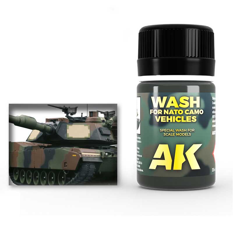 AK Interactive Wash For NATO Camo Vehicles (35ml) AK-075