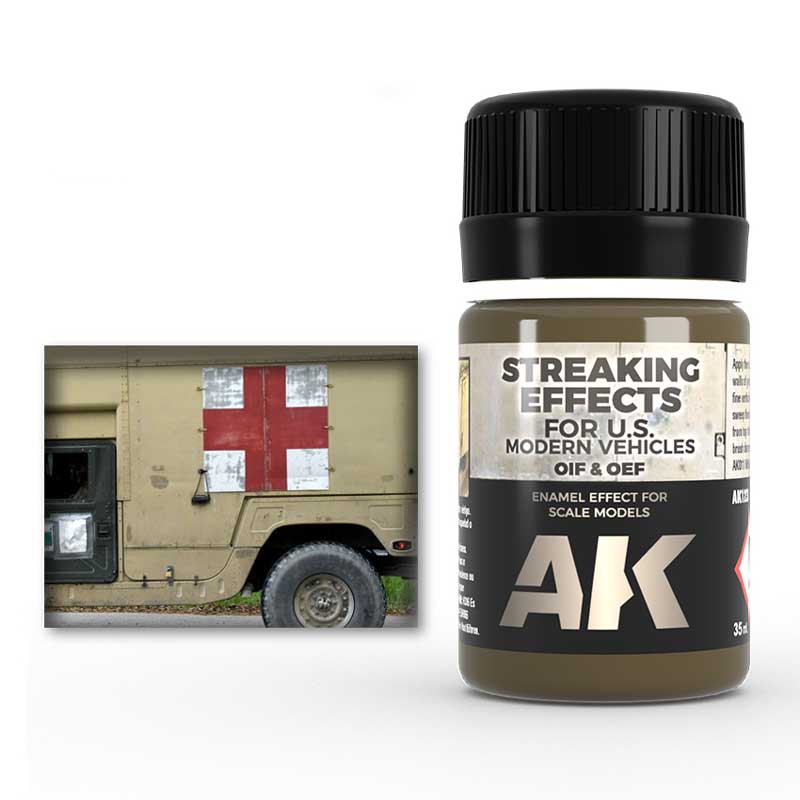 AK Interactive Streaking Effects U.S. Vehicles OIF & OEF (35ml) AK-123
