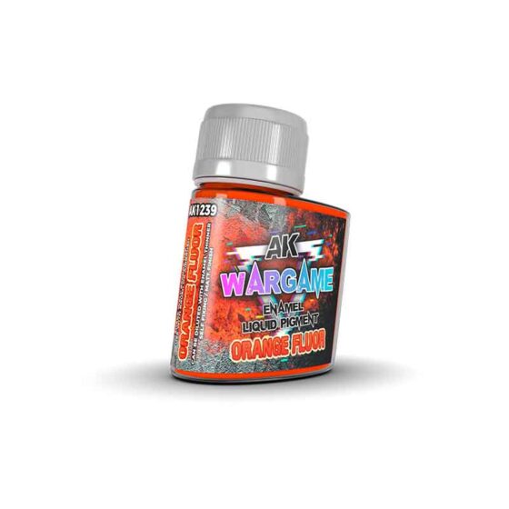 AK Interactive Orange Fluorescent Liquid Pigment (35ml) AK-1239 AK Interactive Orange Fluorescent Liquid Pigment (35ml) AK-1239