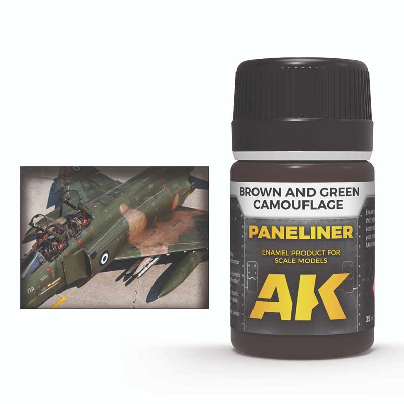 AK Interactive Paneliner for Brown and Green Camouflage (35ml) AK-2071 AK Interactive Paneliner for Brown and Green Camouflage (35ml) AK-2071