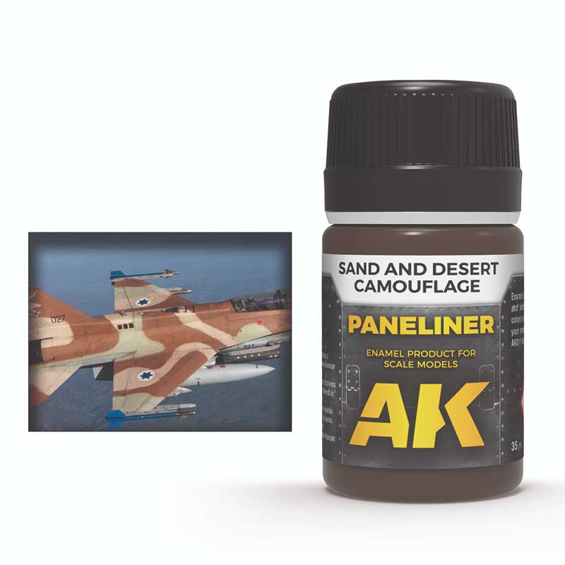 AK Interactive Paneliner for Sand and Desert Camouflage (35ml) AK-2073