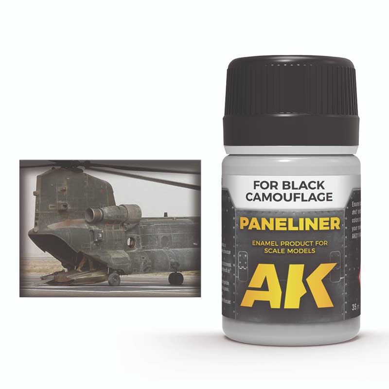 AK Interactive Paneliner for Black Camouflage (35ml) AK-2075 AK Interactive Paneliner for Black Camouflage (35ml) AK-2075