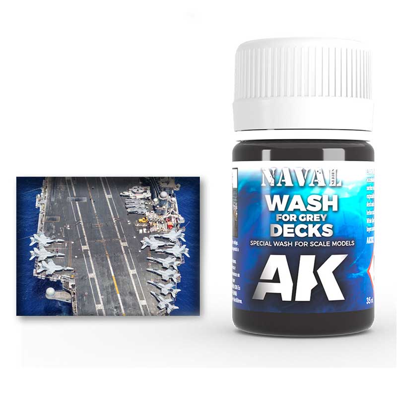 AK Interactive Wash for Grey Decks (35ml) AK-302
