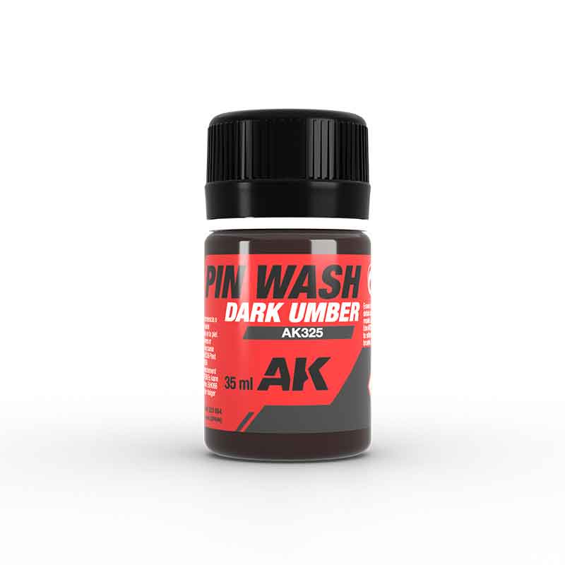 AK Interactive Dark Umber Pin Wash (35ml) AK-325 AK Interactive Dark Umber Pin Wash (35ml) AK-325