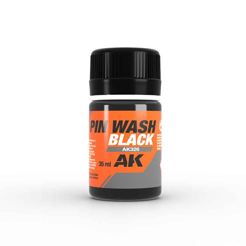 AK Interactive Black Pin Wash (35ml) AK-326 AK Interactive Black Pin Wash (35ml) AK-326