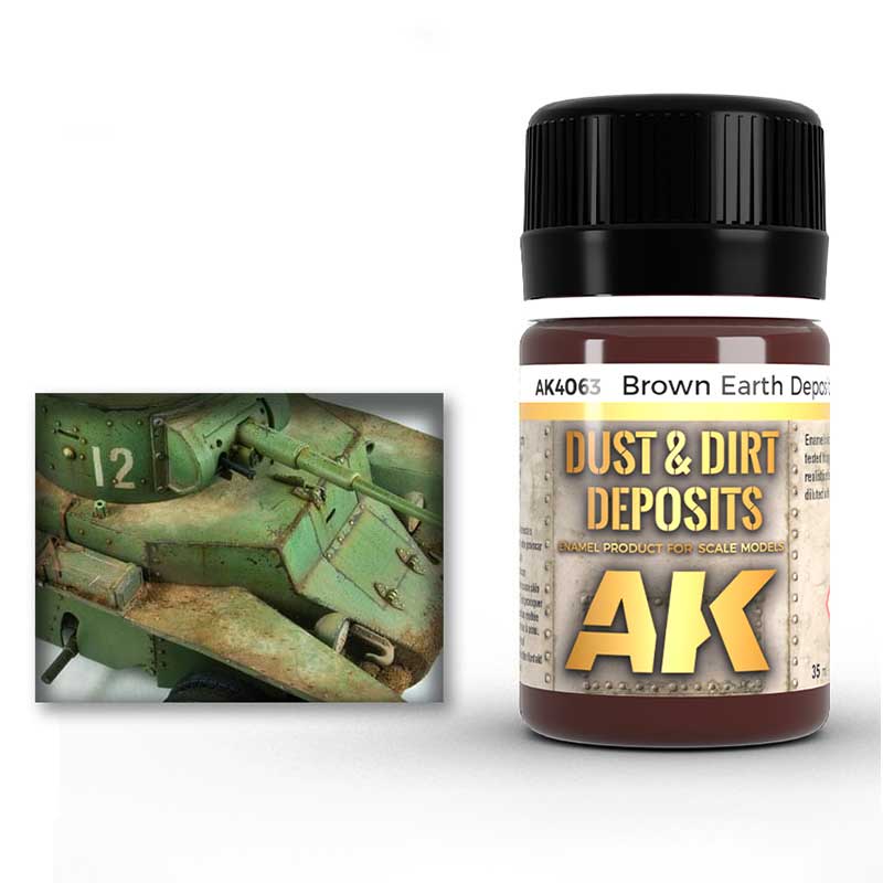 AK Interactive Brown Earth Deposit (35ml) AK-4063