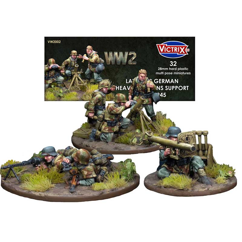 Victrix WW2 Late War German Heavy Weapons Support (28mm) VW2002