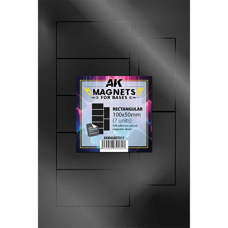 AK Interactive Rectangular Magnet (100x50mm) (7pcs)