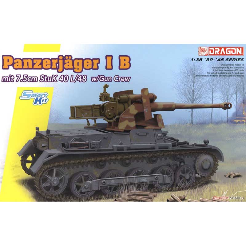 Dragon Panzerjager IB mit7.5cm StuK 40 L/48 with Gun Crew (1/35) 6781