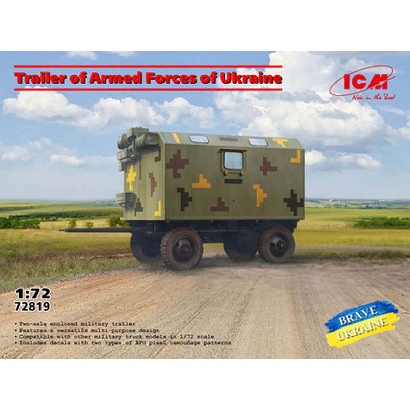 ICM Military Trailer of the Armed Forces of Ukraine (1/72) 72819