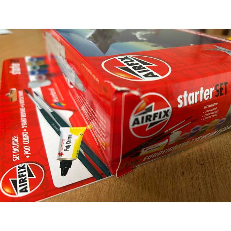 Airfix Starter Set - Eurofighter Typhoon FGR.4 A55016 (1/72) A55016 *Damaged Box*