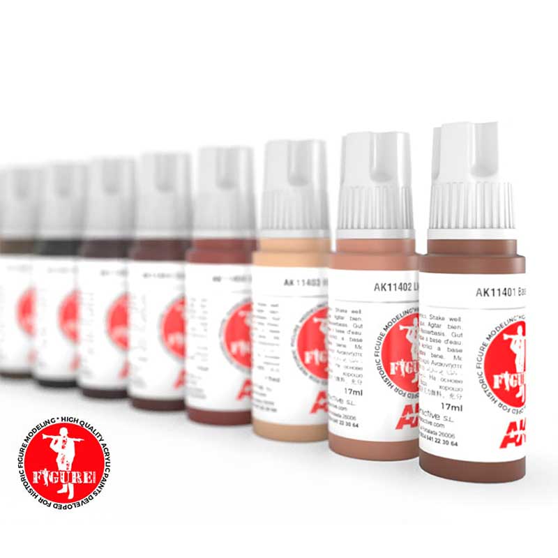 AK Interactive 3rd GEN Figure Series Full Range (40 Paints)