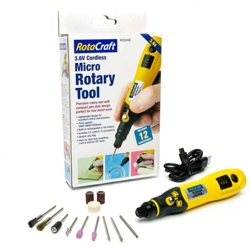 Rotacraft 3.6V Micro Rotary Tool RC03USB