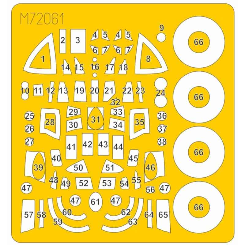 Special Hobby Mosquito PR & Bomber Canopy Mask (1/72) M72061
