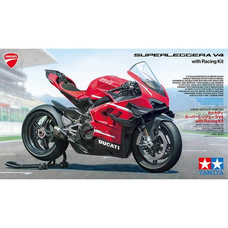 Tamiya Ducati Superleggera V4 with Racing Kit (1/12) 14143