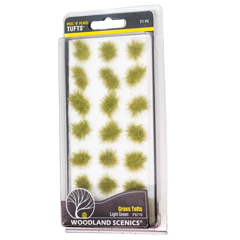 Woodland Scenics Light Green Grass Tufts WFS770