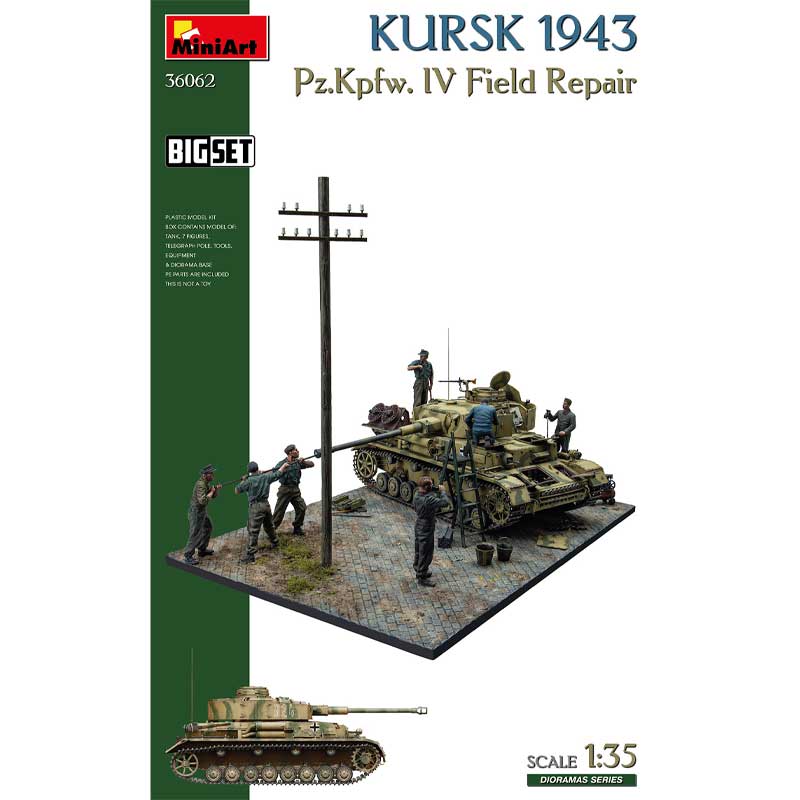 MiniArt Kursk 1943 Pz.Kpfw.IV Field Repair Big Set (1/35) 36062