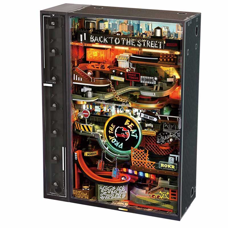 Robotime Hip-Hop Street Marble Run Mechanical 3D Puzzle MR03S