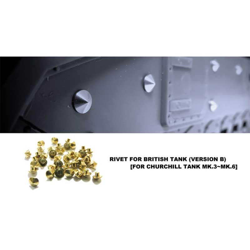 AFV Club Brass Rivets for Churchill Mk III/VI (1/35) AG35021