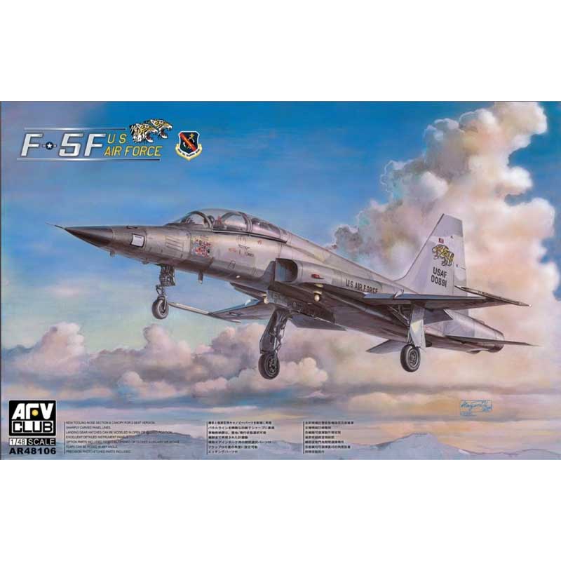 AFV Club USAF F-5F Tiger II Fighter Trainer Aircraft (1/48) AR48106