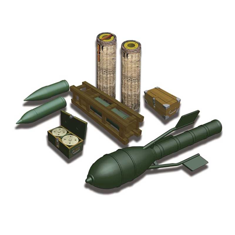 AFV Club sIG33 15cm Heavy Infantry Gun Ammo & Acc. (1/35) AF35193