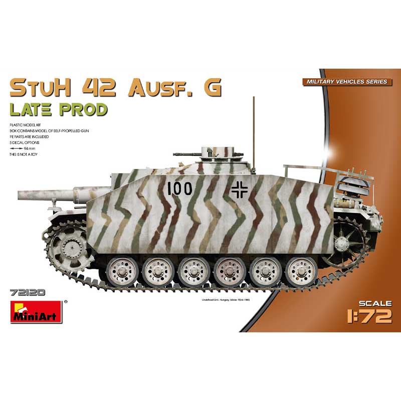 Miniart StuH 42 Ausf. G Late Prod (1/72) 72120