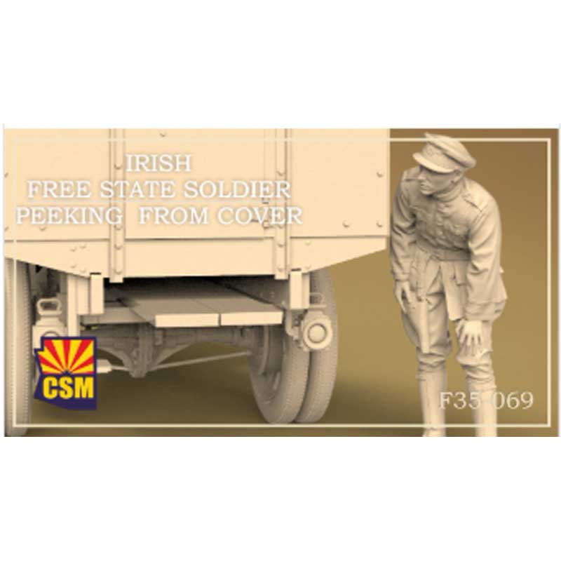 Copper State Models Irish Soldier – Peeking From Cover (1/35) F35-069