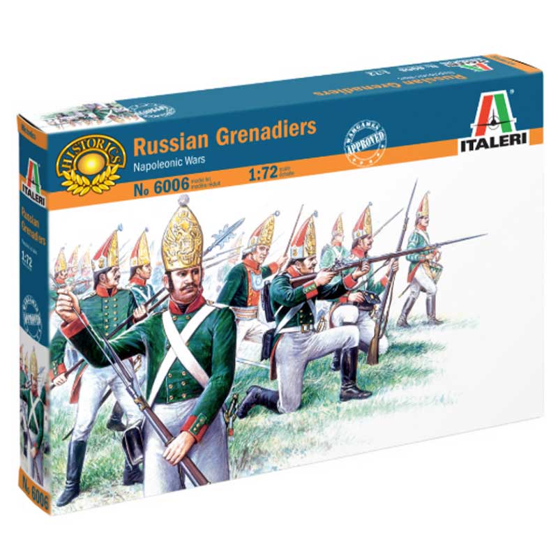 Italeri Russian Grenadiers (50 Figures) (1/72) 6006