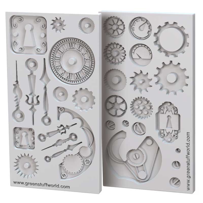 Green Stuff World Silicone Moulds Steampunk 1419