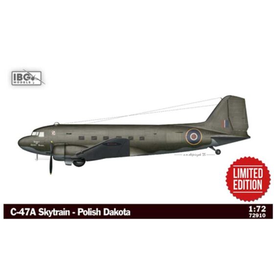 IBG Models C-47A Skytrain Polish Dakota (1/72) IBG72910 IBG Models C-47A Skytrain Polish Dakota (1/72) IBG72910