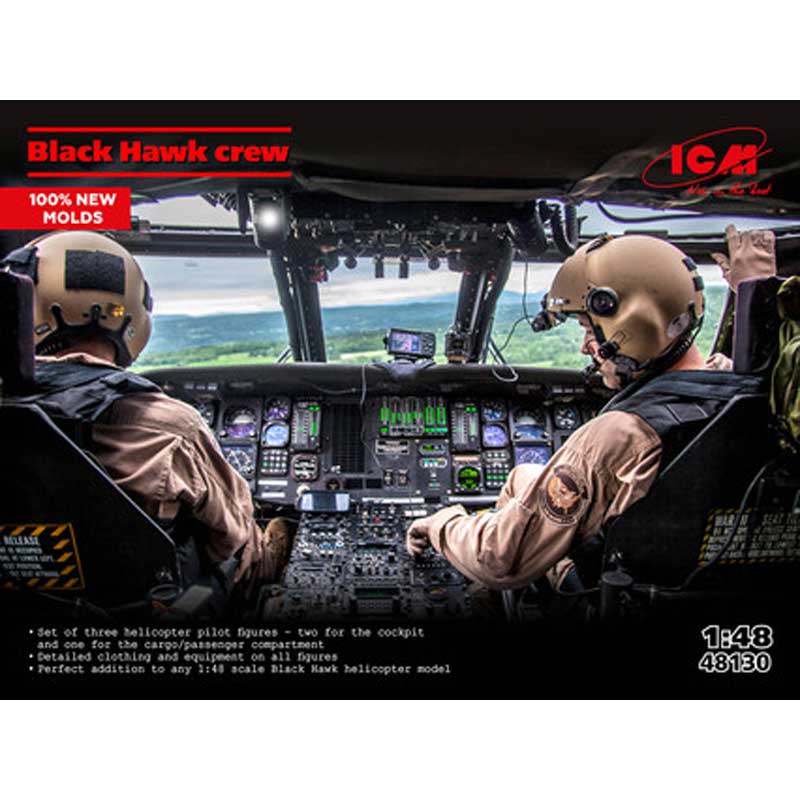 ICM Black Hawk Helicopter Crew (1/48) 48130