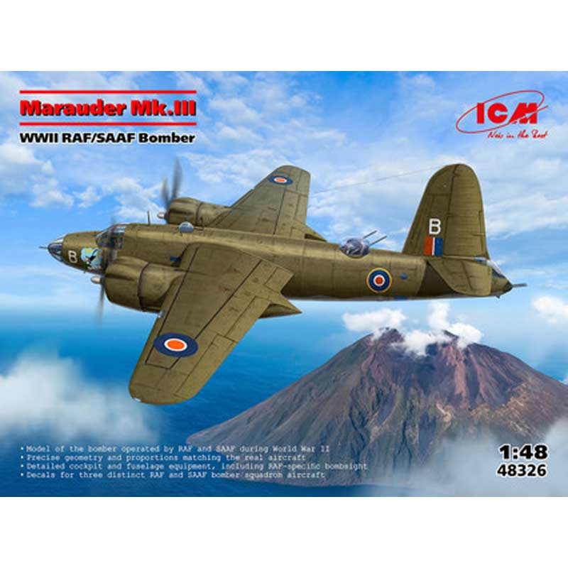 ICM Marauder Mk.III WWII RAF/SAAF Bomber (1/48) 48326