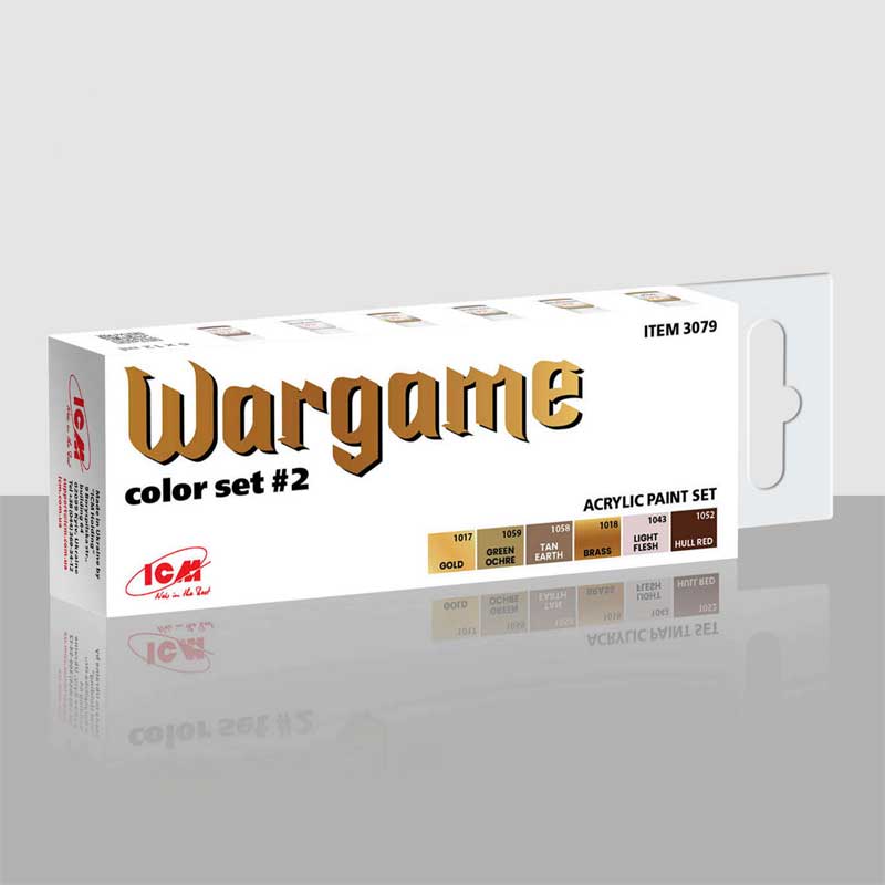 ICM Wargame Color Set #2 (6x12ml) 3079