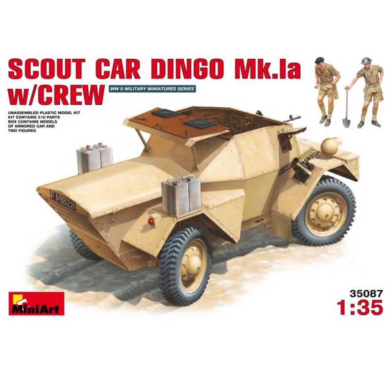 Miniart Dingo Mk.Ia British Scout Car with (1/35) 35087