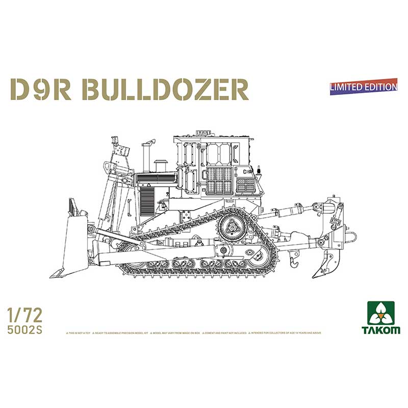 Takom Armoured Caterpillar D9R Bulldozer (1/72) 05002S