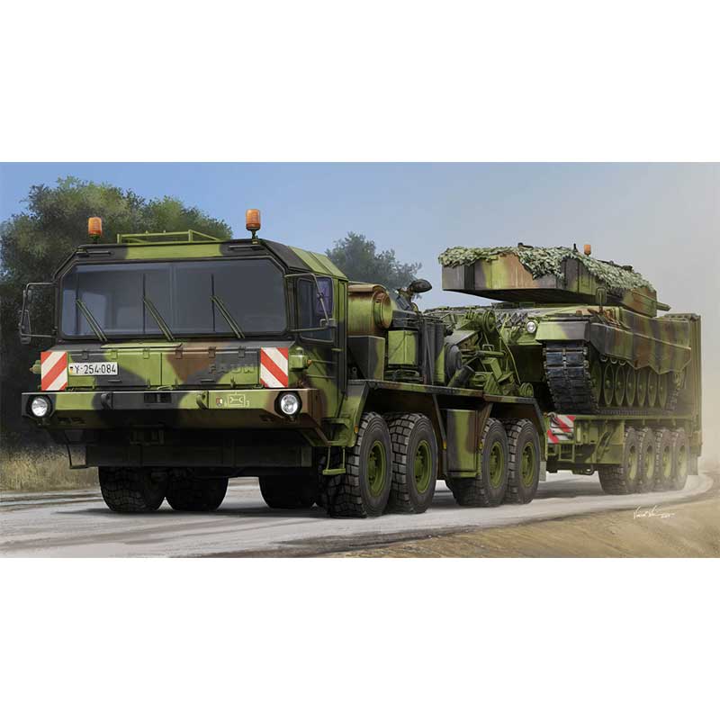 Trumpeter Faun SLT 50-3 Elefant & SaAnh 52t Trailer (1/35) 01070