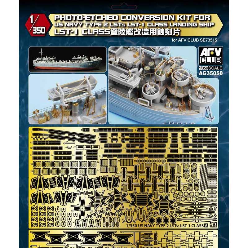 AFV Club PE Kit for U.S. Navy Type 2 LST-1 Class L (1/35) AG35050