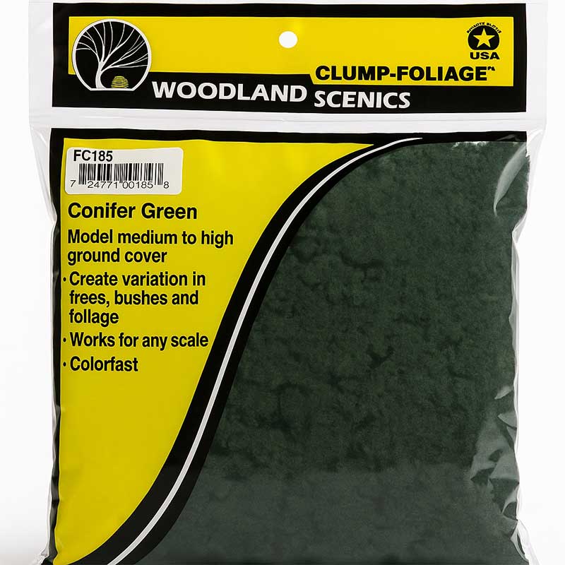 Woodland Scenics Conifer Green Clump Foliage WFC185
