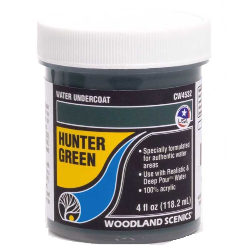 Woodland Scenics Hunter Green Water Undercoat WCW4532