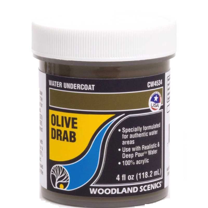 Woodland Scenics Olive Drab Water Undercoat WCW4534