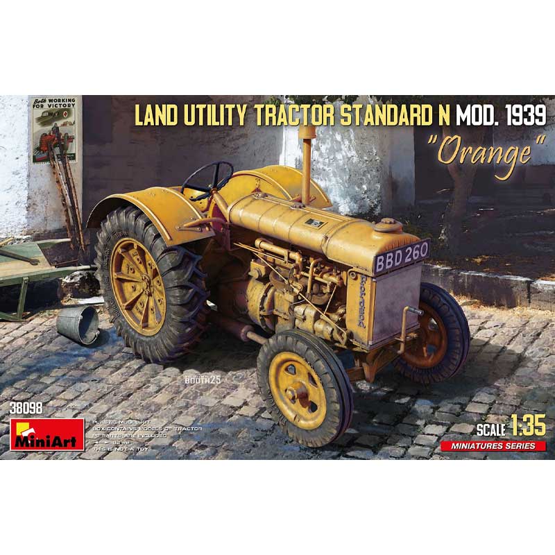MiniArt Land Utility Tractor N Orange Mod 1939 (1/35) 38098