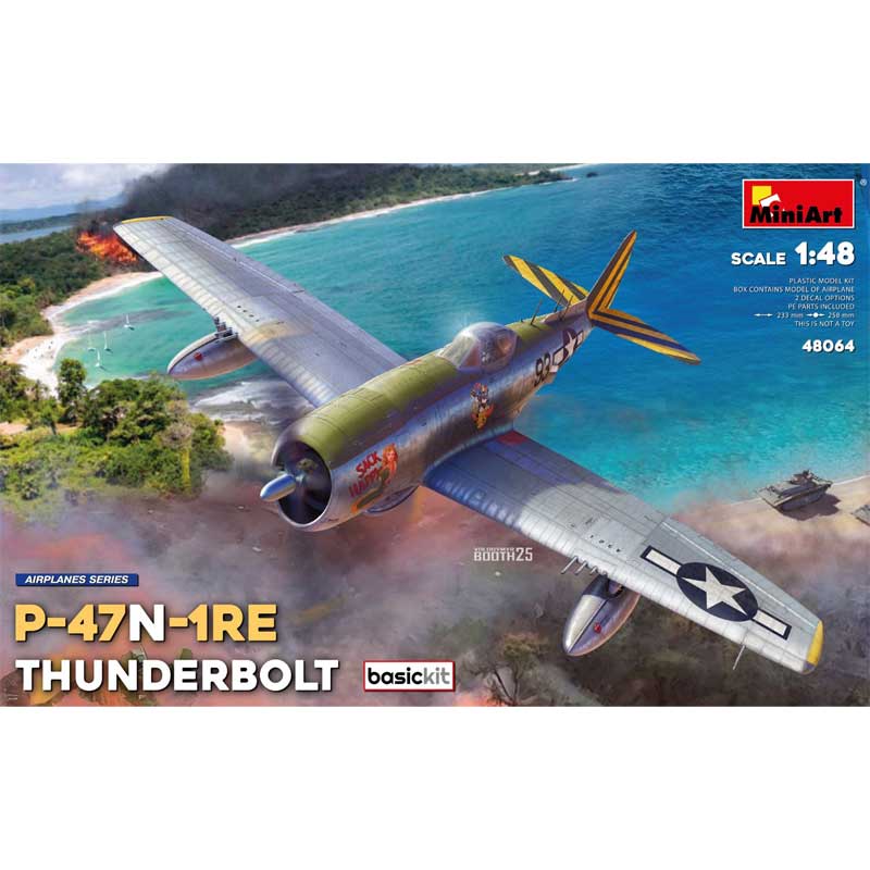 MiniArt P-47N-1RE Thunderbolt Basic Kit (1/48) 48064