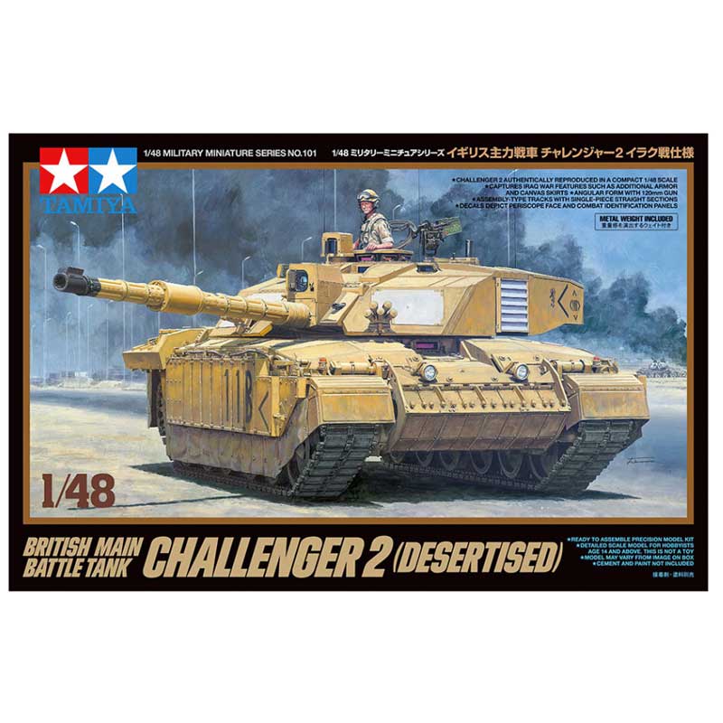 Tamiya British Challenger 2 (Desertised) (1/48) 32601 Tamiya British Challenger 2 (Desertised) (1/48) 32601