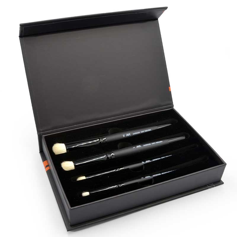 AK Interactive Dry Brushes Set (4 Brushes) AKB103