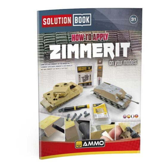 Ammo Solution Book 31 How to Apply Zimmerit in Scale A.MIG-6606 Ammo Solution Book 31 How to Apply Zimmerit in Scale A.MIG-6606