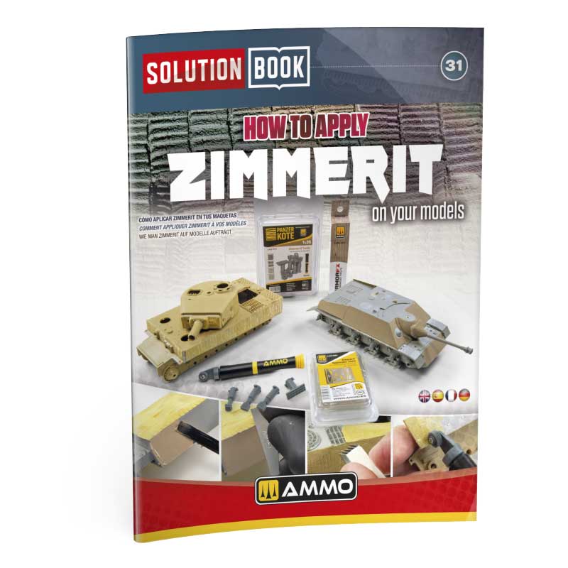 Ammo Solution Book 31 How to Apply Zimmerit in Scale A.MIG-6606