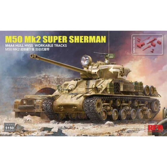 Rye Field Models M50 Mk2 Super Sherman (1/35) RM5150 Rye Field Models M50 Mk2 Super Sherman (1/35) RM5150